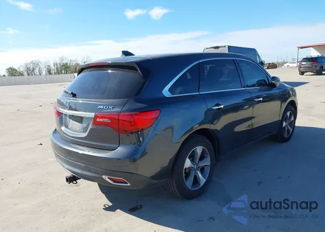 2014 Acura Mdx from USA, damaged, VIN 5FRYD3H29EB011858